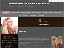 Tablet Screenshot of mariakletteketchum.com